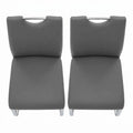 Moderner Esszimmerstuhl im Schwingdesign, 2er Set, Grau, Komfort und Stil
